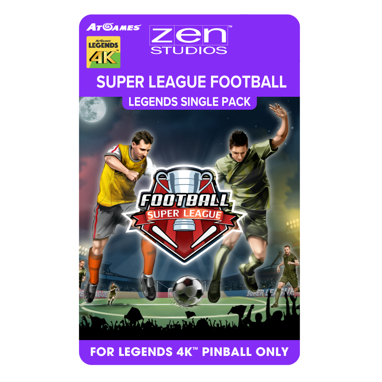 Super League Football Legends Single Pack (For Legends 4K™ Pinball ONLY)