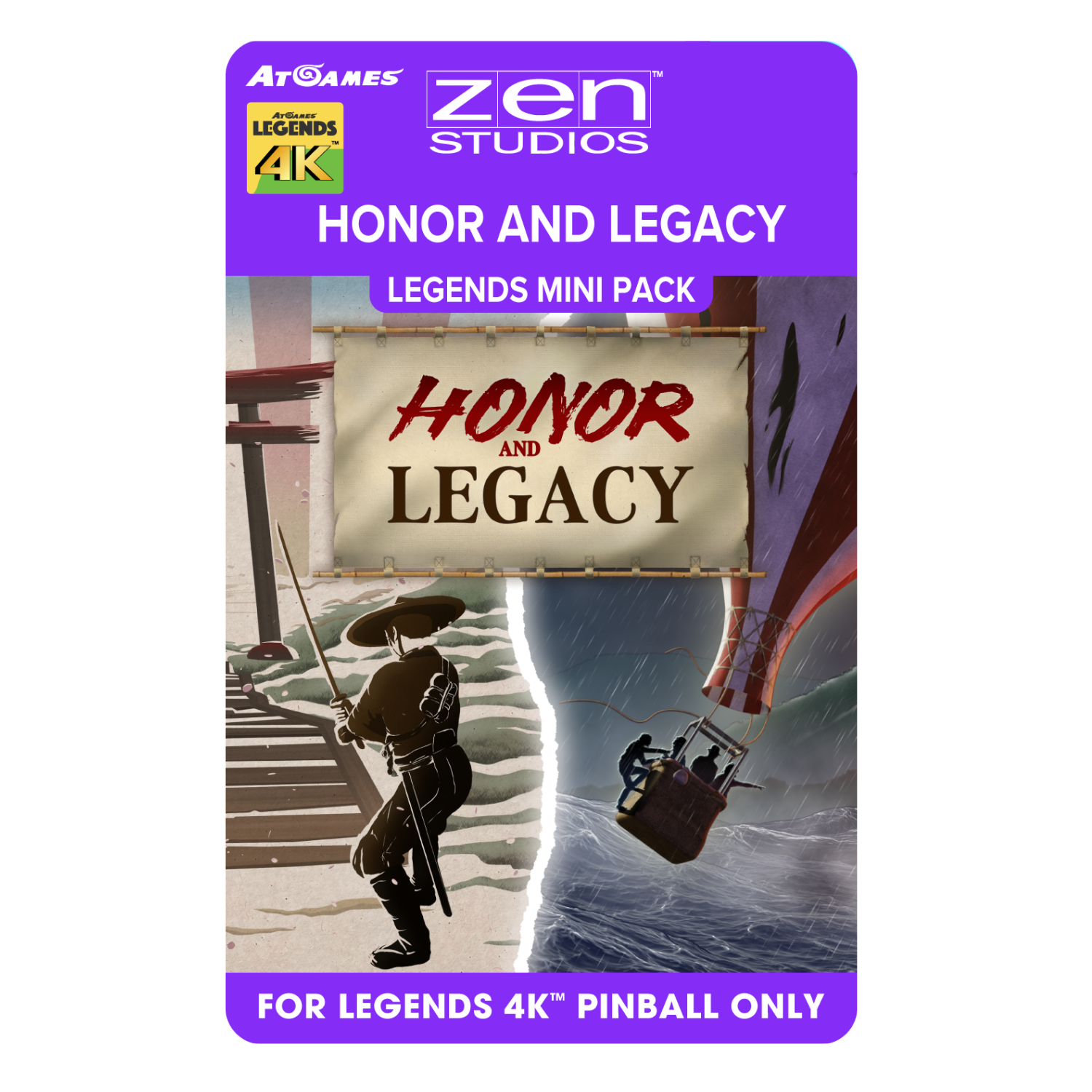 Honor and Legacy Legends Mini Pack (For Legends 4K™ Pinball ONLY)
