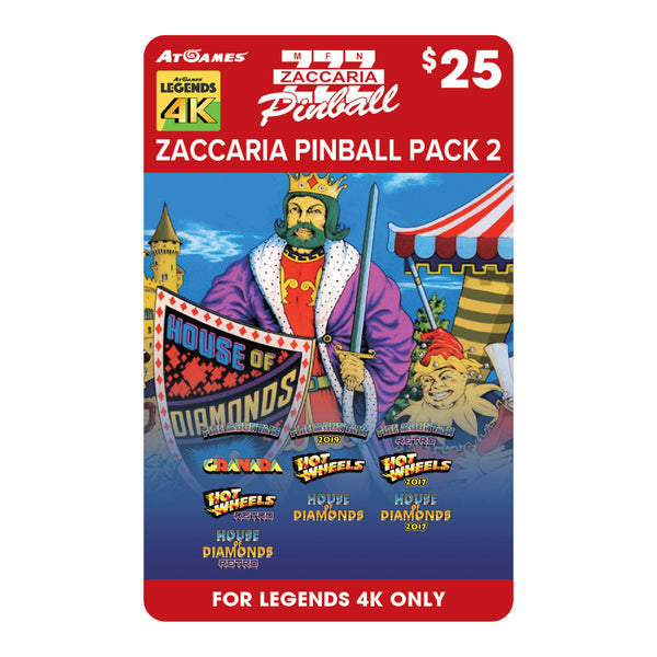 Zaccaria Legends 4K™ Pinball Pack 2 (Legends 4K™ ONLY)