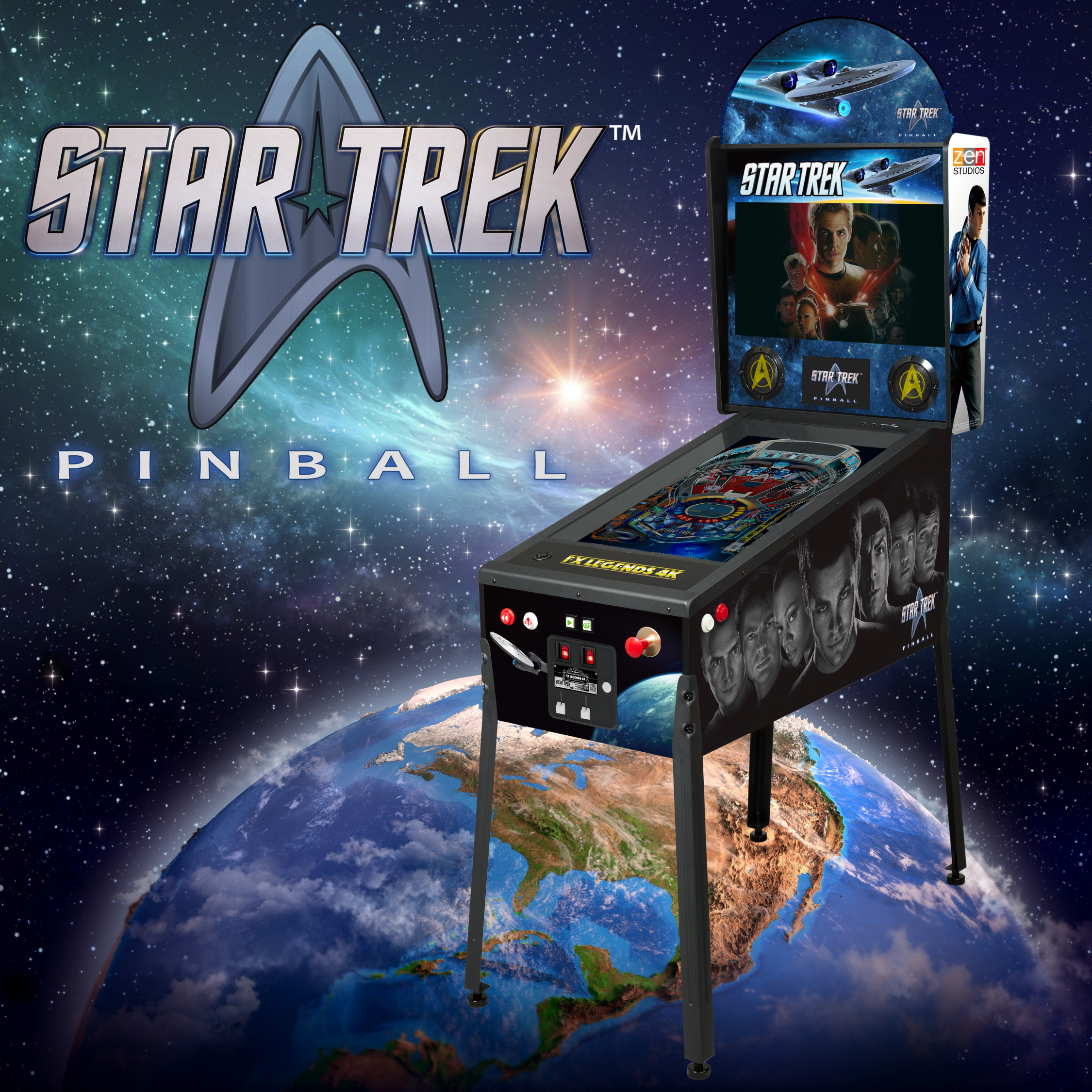 Preorder - FX Legends 4K Star Trek™ Collector's Edition Pinball (CEP)