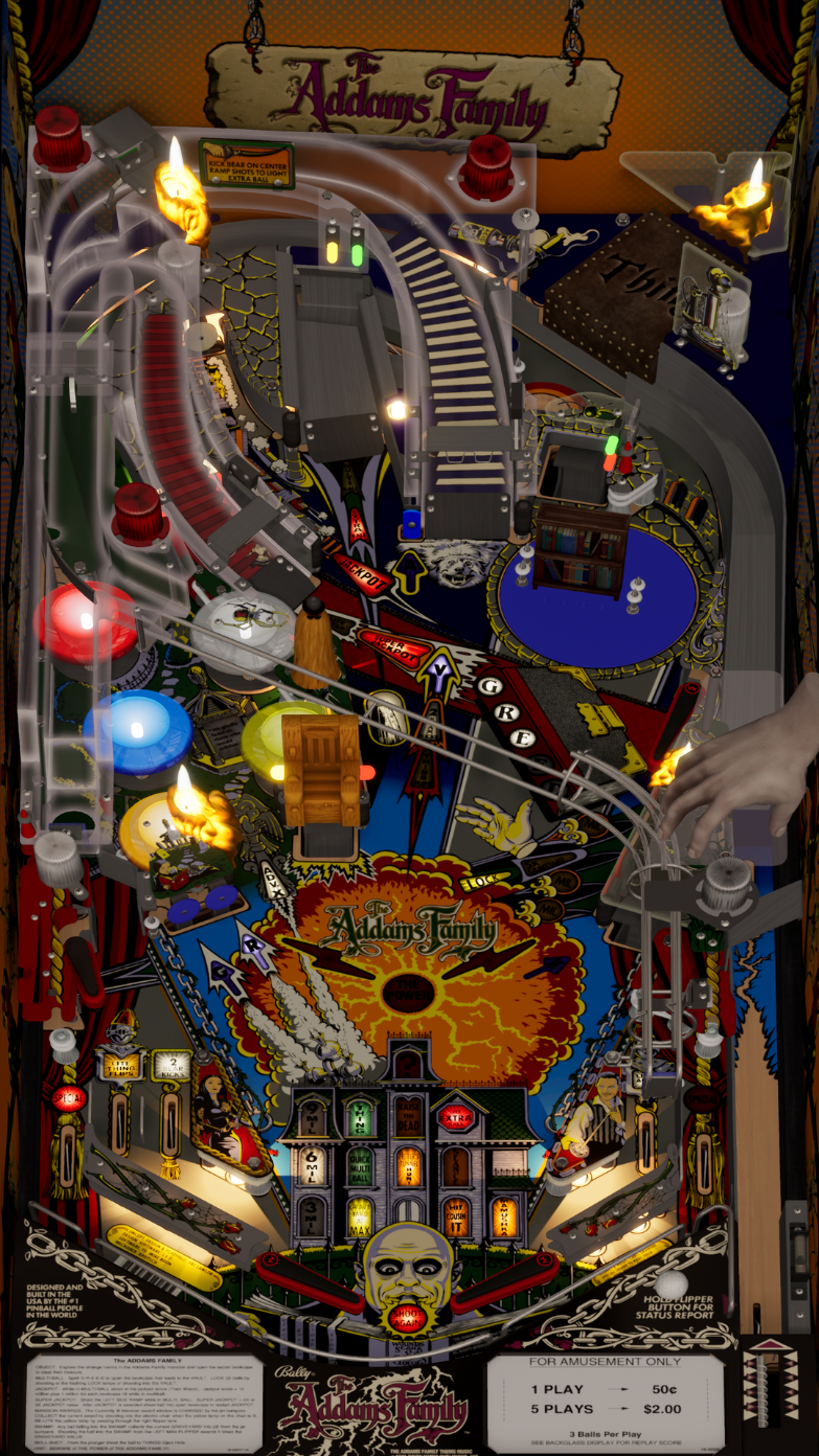 Williams™ Pinball The Addams Family™ Legends Single Premium Pack (For Legends 4K™ Pinball ONLY)