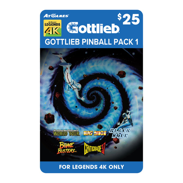 Gottlieb Legends 4K™ Pinball Pack 1 (Legends 4K™ ONLY)