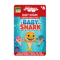 Baby Shark Legends Single Pack (Legends Pinball HD and Legends Pinball Micro HD ONLY)