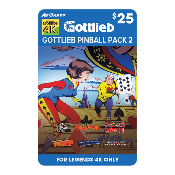 Gottlieb Legends 4K™ Pinball Pack 2 (Legends 4K™ ONLY)