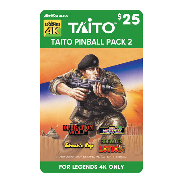 TAITO Legends 4K™ Pinball Pack 2 (Legends 4K™ ONLY)