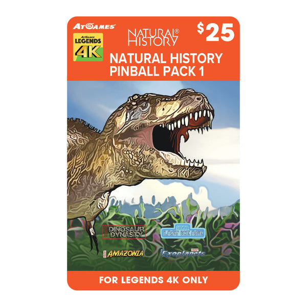 Natural History Legends 4K™ Pinball Pack 1 (Legends 4K™ ONLY)