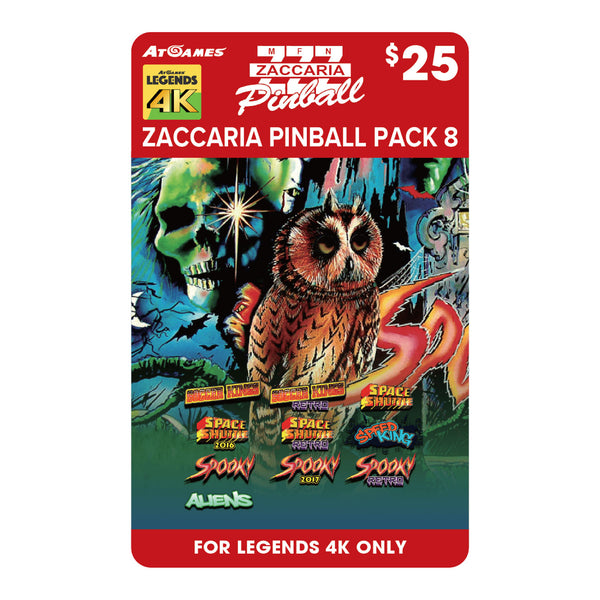 Zaccaria Legends 4K™ Pinball Pack 8 (Legends 4K™ ONLY)