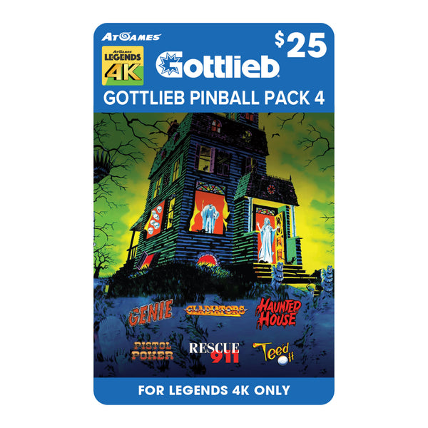 Gottlieb Legends 4K™ Pinball Pack 4 (Legends 4K™ ONLY)