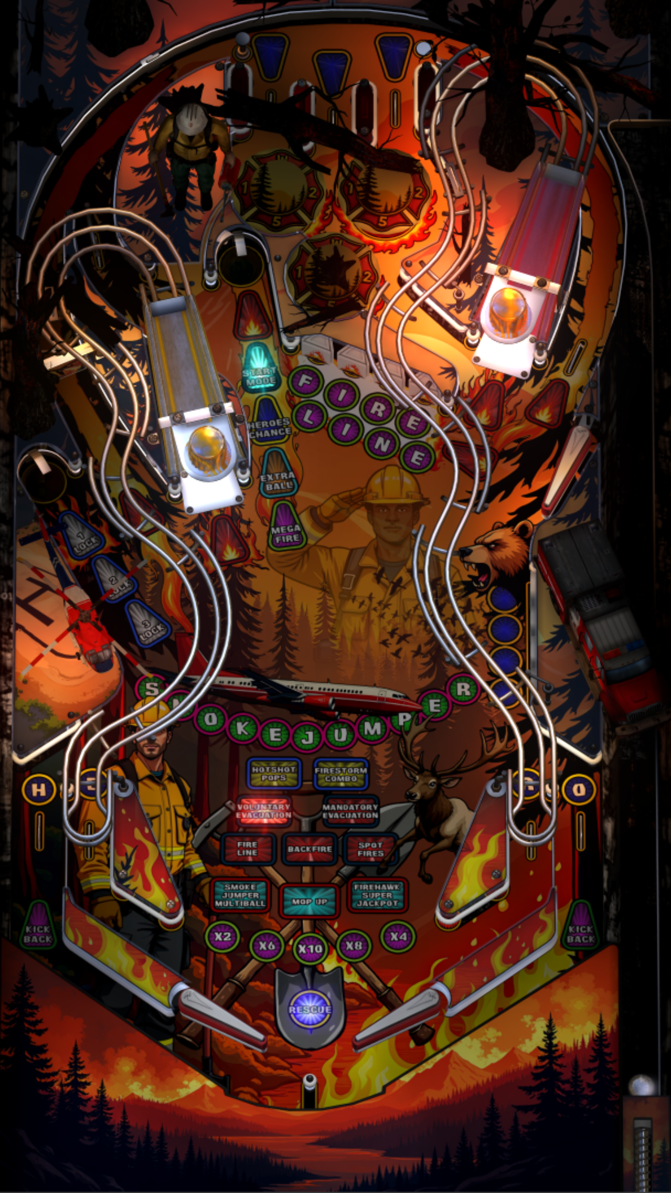 Firefighter: Wildlands Legends Single Pack (For Legends 4K™ Pinball ONLY)