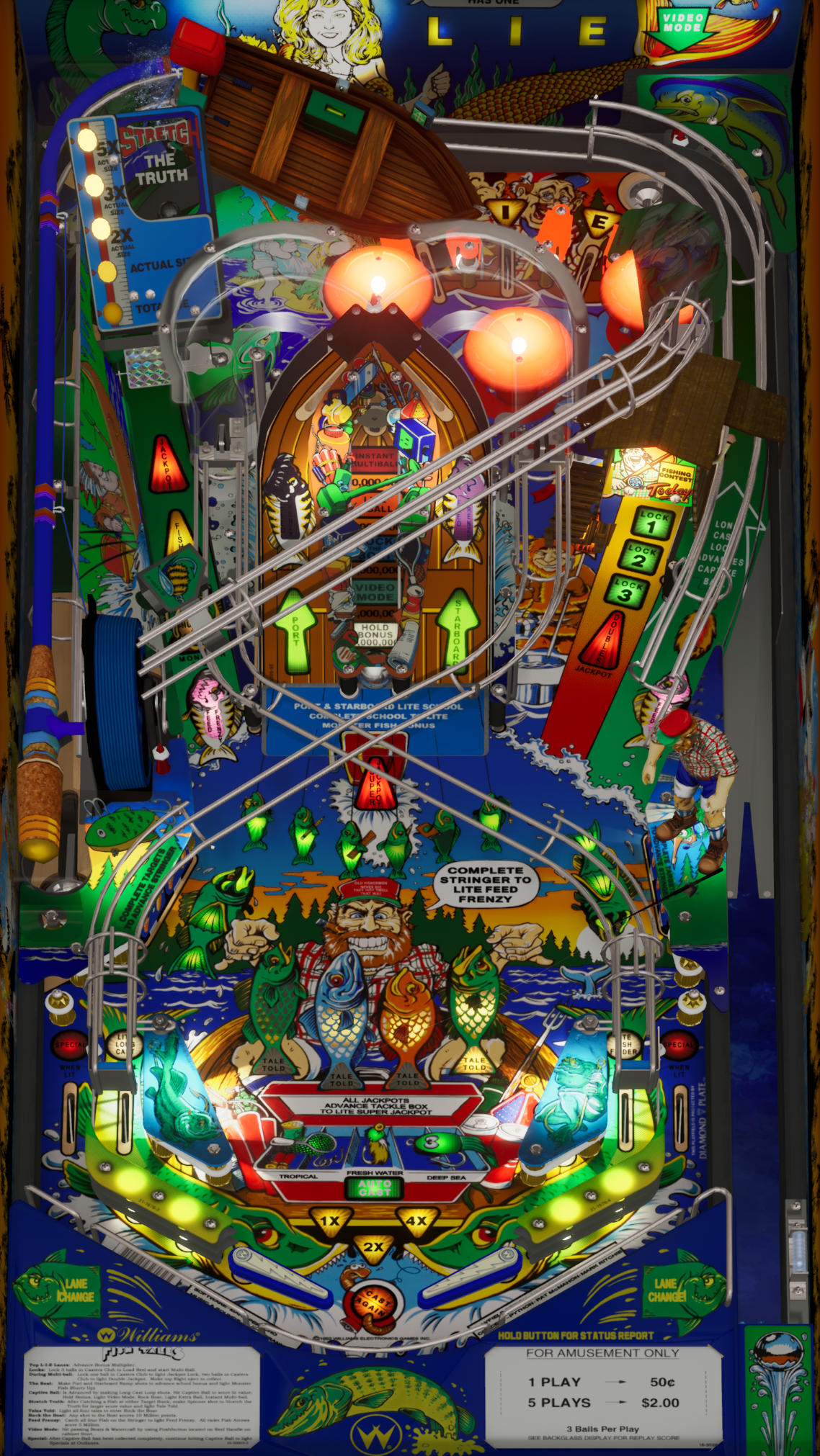 Williams™ Pinball: Fish Tales™ Legends Single Pack (For Legends 4K™ Pinball ONLY)