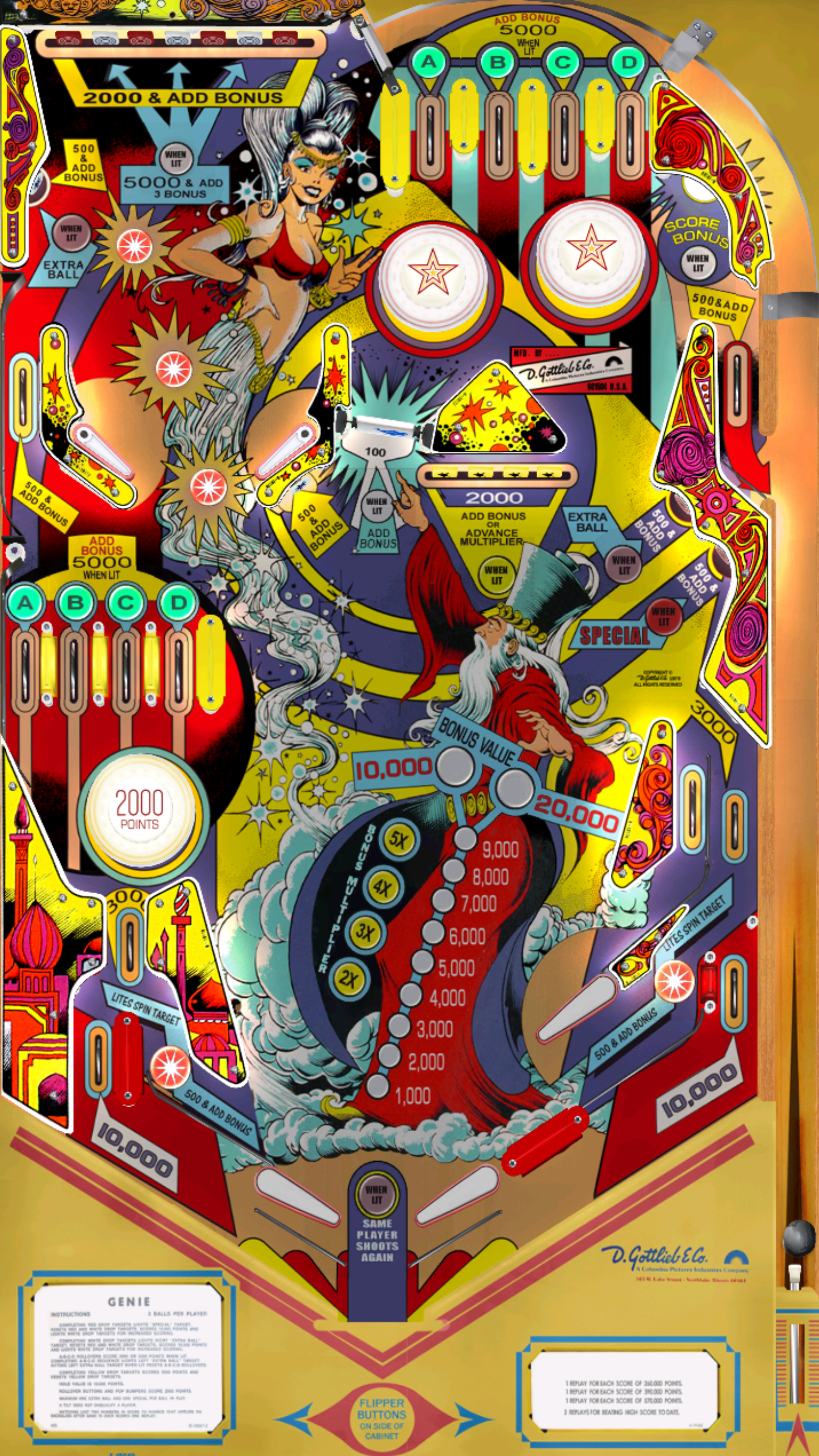 Gottlieb Pinball Pack 4 (Legends HD Universal Pack)