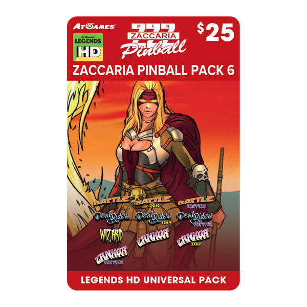 Zaccaria HD Pinball Pack 6 (Legends HD ONLY)