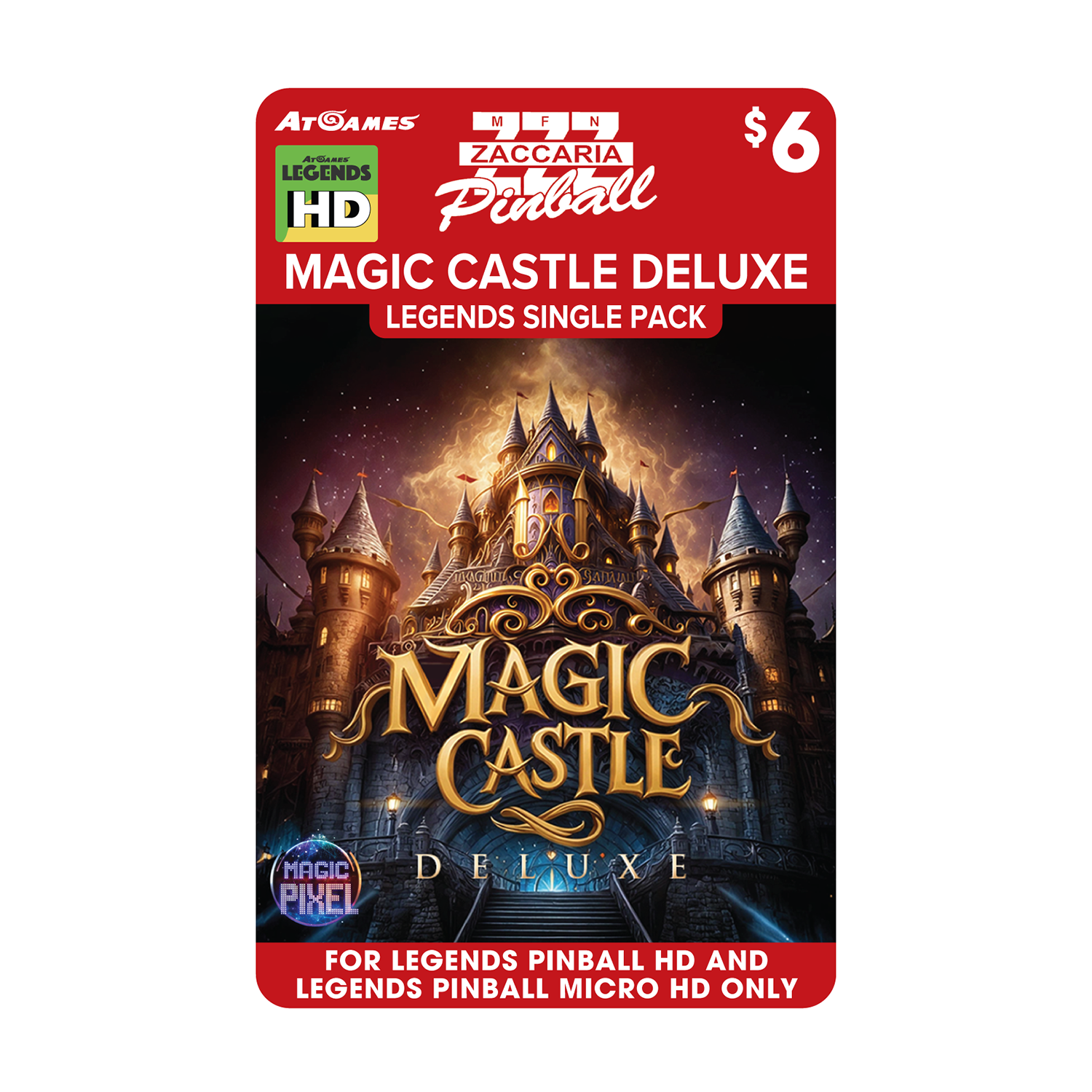 Zaccaria Magic Castle Deluxe Single Pack (For Legends Pinball HD and L