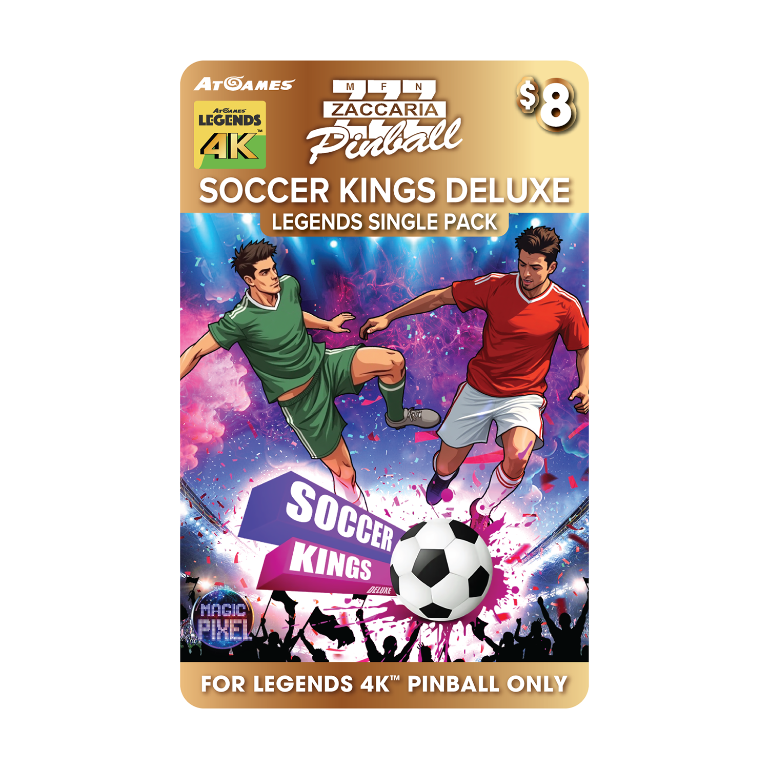 Zaccaria Soccer Kings Deluxe Legends Single Pack (For Legends 4K™ Pinb