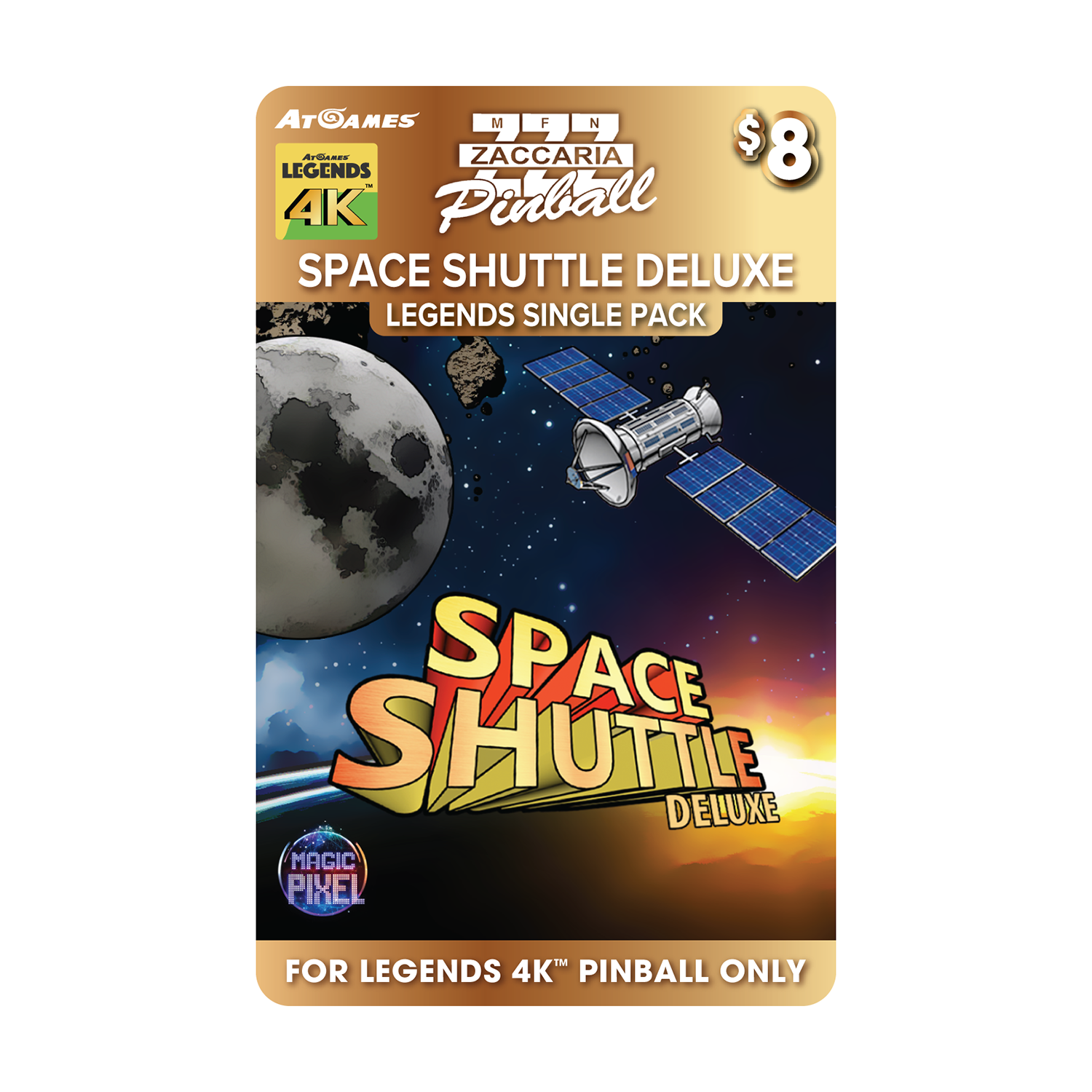 Zaccaria Space Shuttle Deluxe Legends Single Pack (For Legends 4K™ Pin