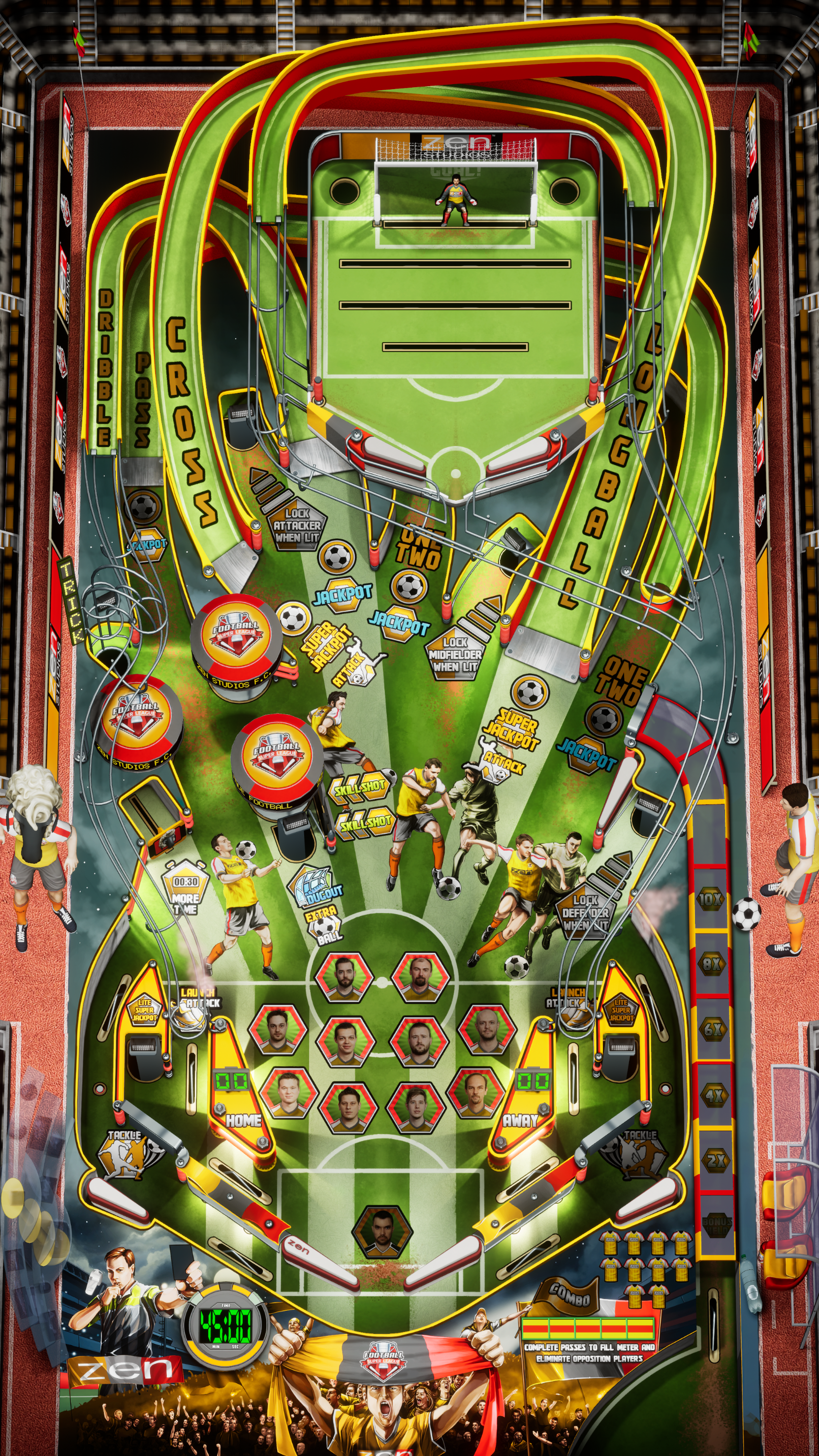 Super League Football Legends Single Pack (For Legends 4K™ Pinball ONLY)