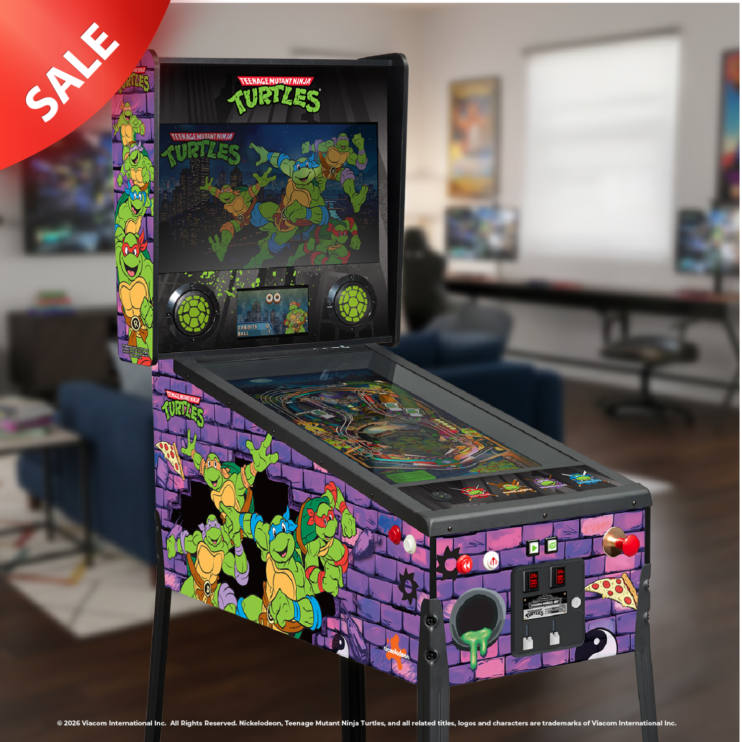 Legends Pinball 4KP Teenage Mutant Ninja Turtles Premium Starter with SSF Kit™ Preinstalled