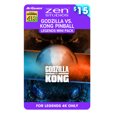 Godzilla vs. Kong Pinball Pack Legends Mini Pack (Legends 4K™ ONLY)
