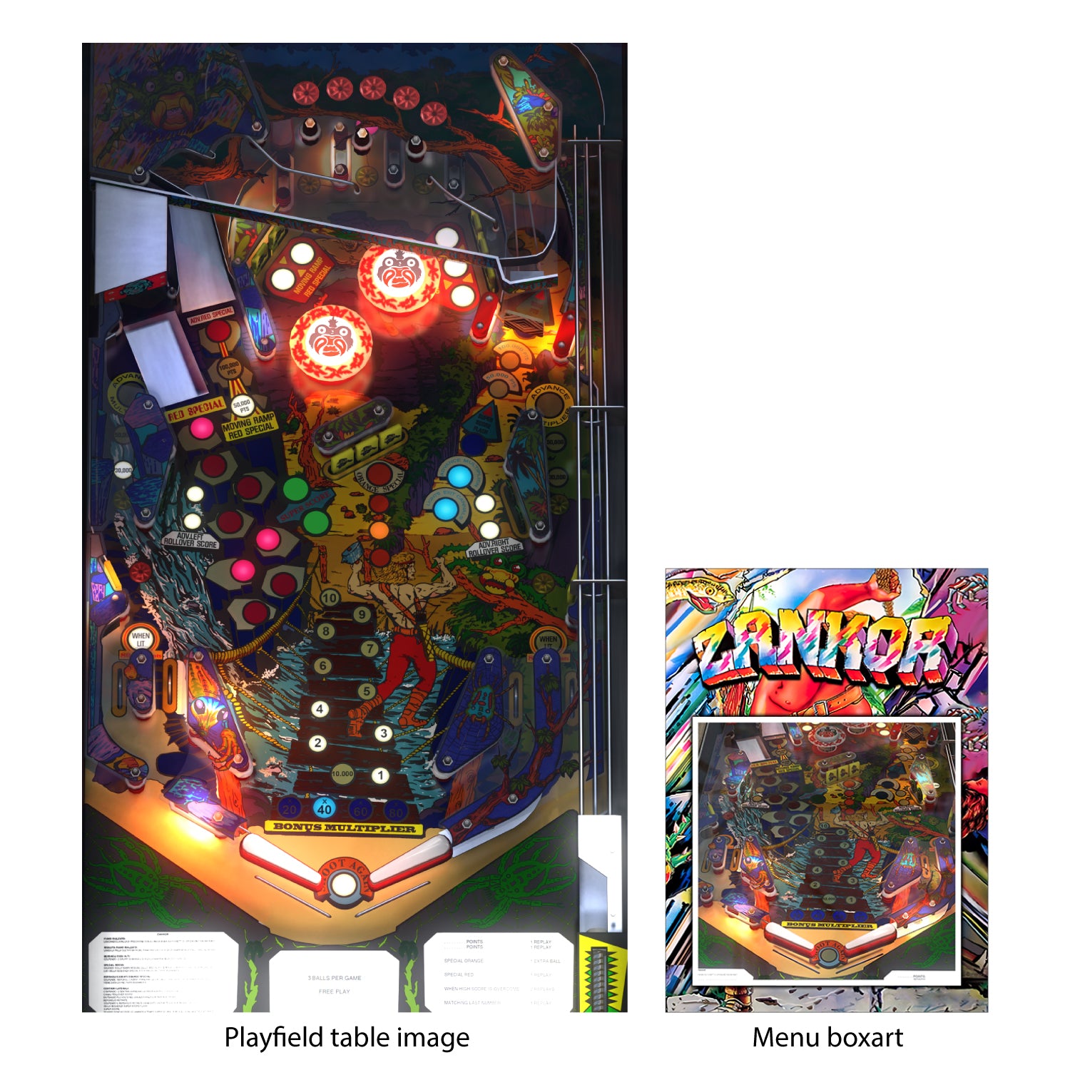 Zaccaria Pinball Pack 6 (Legends HD Universal Pack)