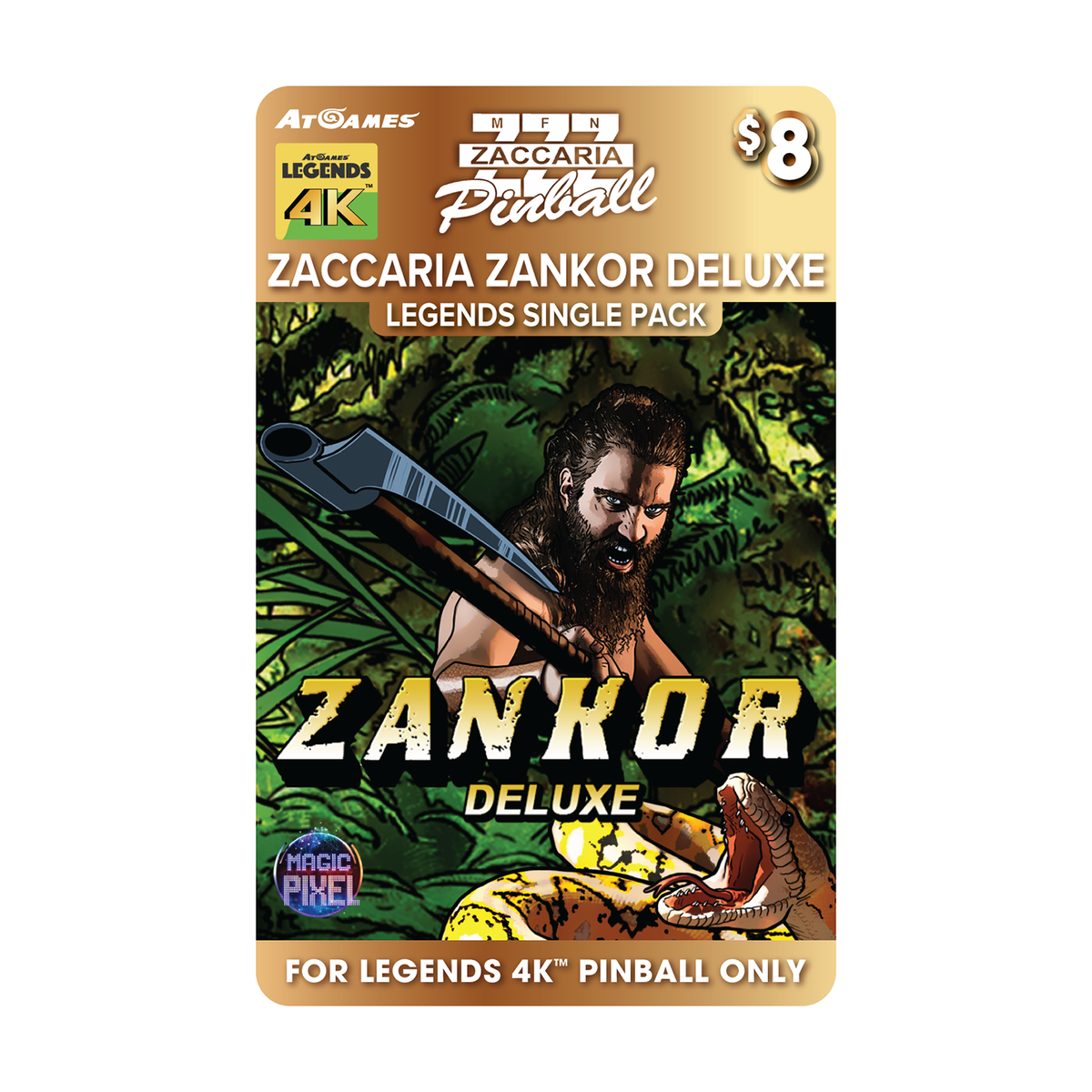 Zaccaria Zankor Deluxe Legends Single Pack (For Legends 4K™ Pinball ON