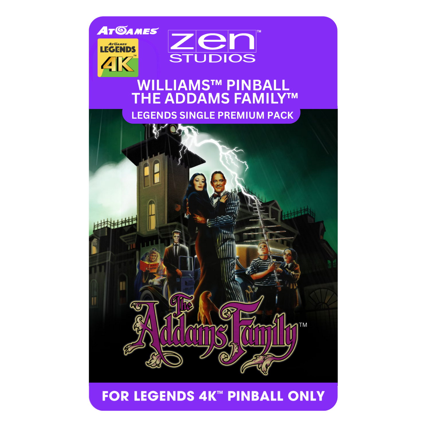 Williams™ Pinball The Addams Family™ Legends Single Premium Pack (For Williams™ Pinball The Addams Family™ Legends Single Premium Pack (For