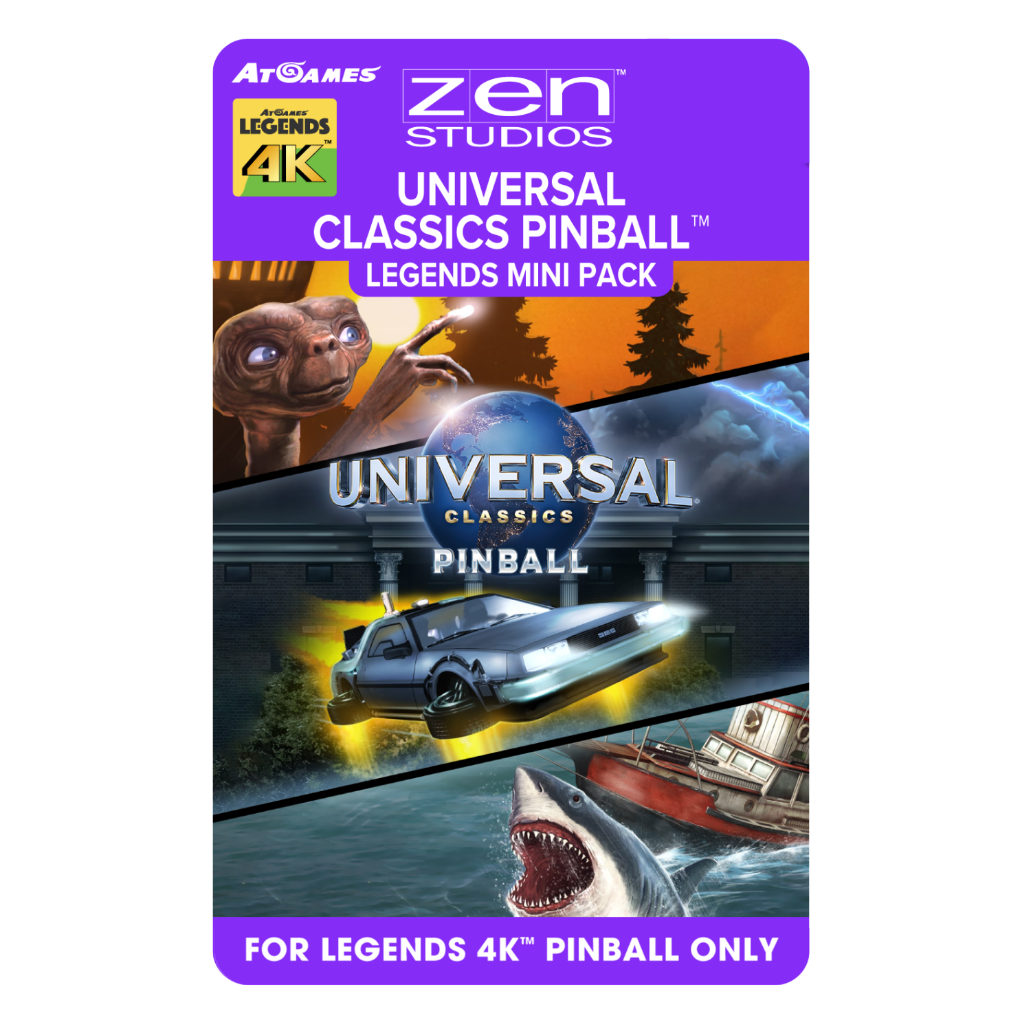 Universal Classics Pinball™ Legends Mini Pack (For Legends 4K™ Pinball ONLY)