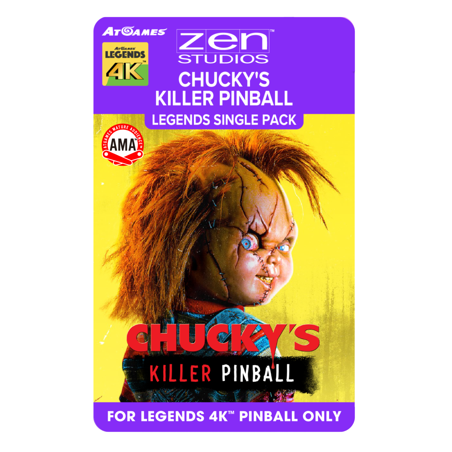 Chucky's Killer Pinball Legends Single Pack (For Legends 4K™ Pinball ONLY)