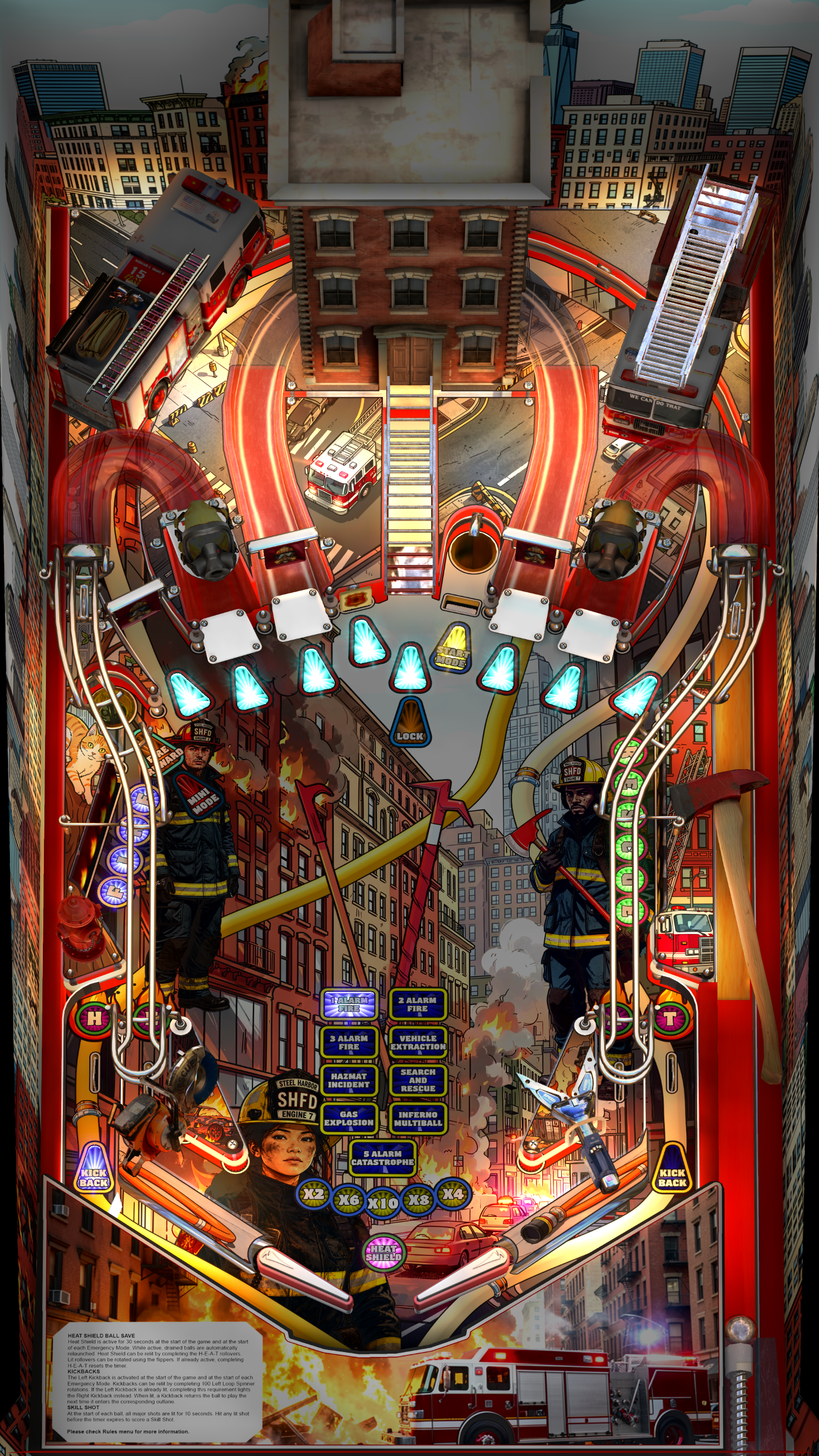 Firefighter: Urban (For Legends Pinball HD and Legends Pinball Micro HD Only)