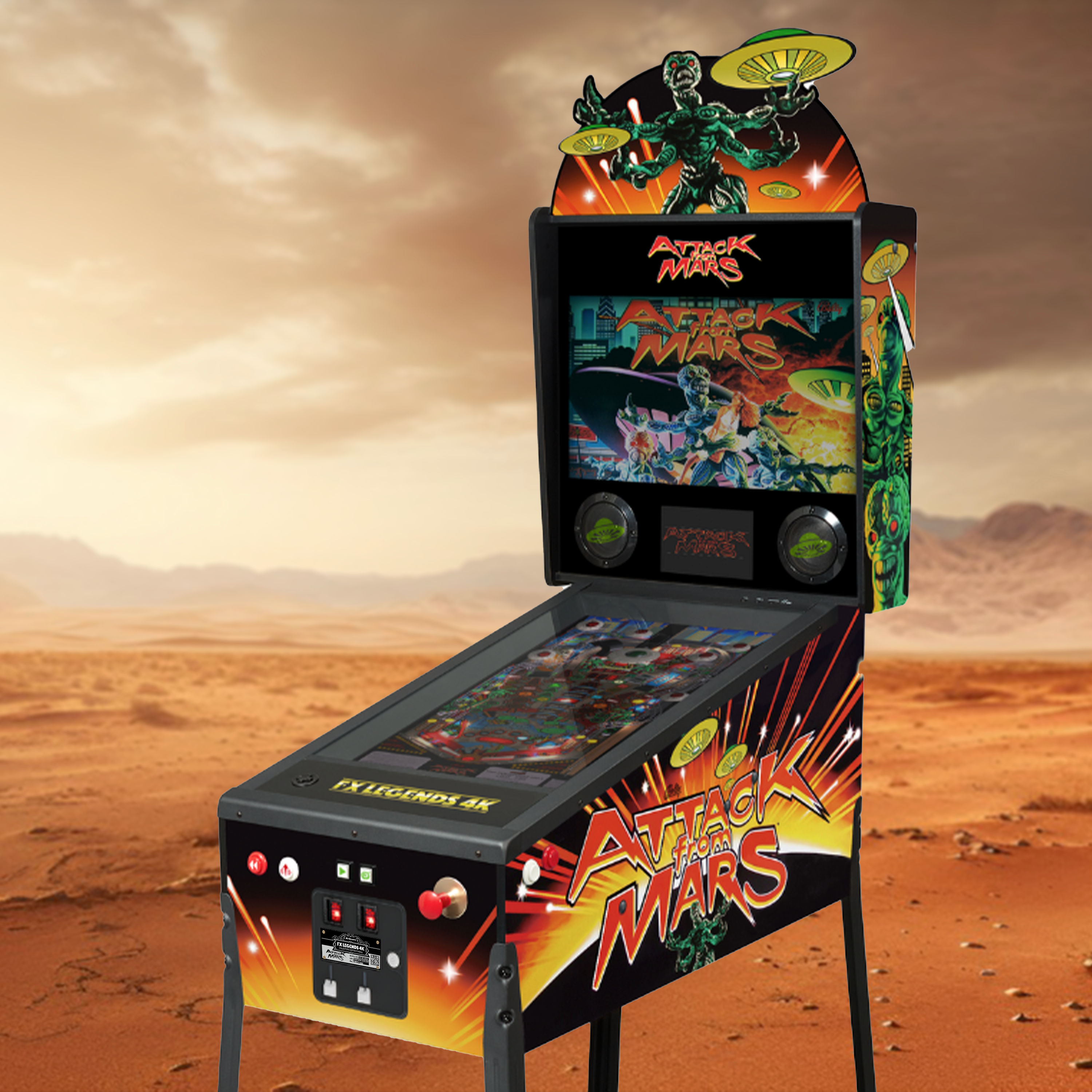 Attack From Mars Digital Pinball By Arcade1Up Review