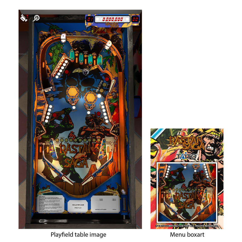TAITO Legends 4K™ Pinball Pack 1 (Legends 4K™ ONLY)