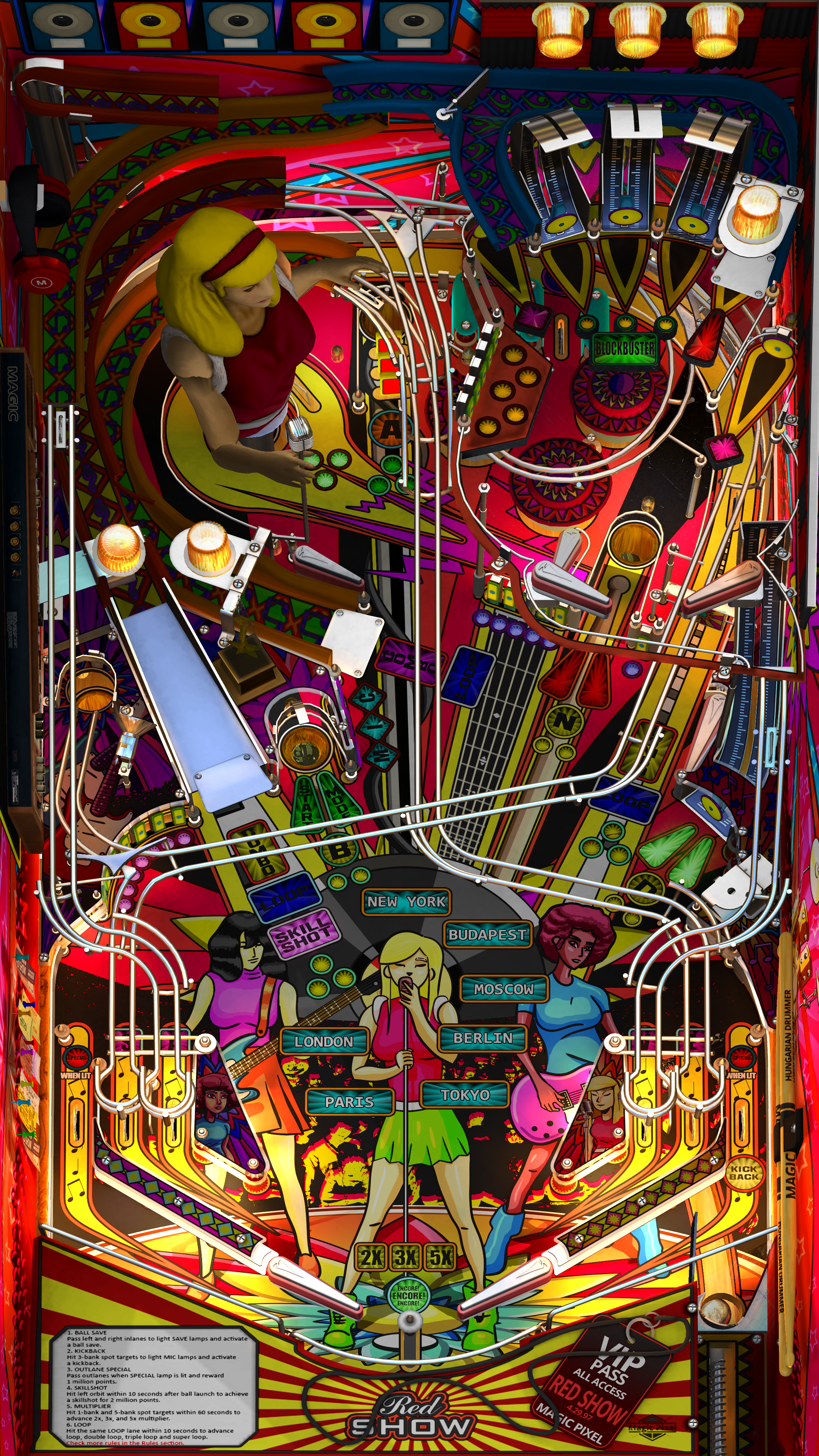 Zaccaria Pinball Pack 12 (For Legends 4K™ Pinball ONLY)