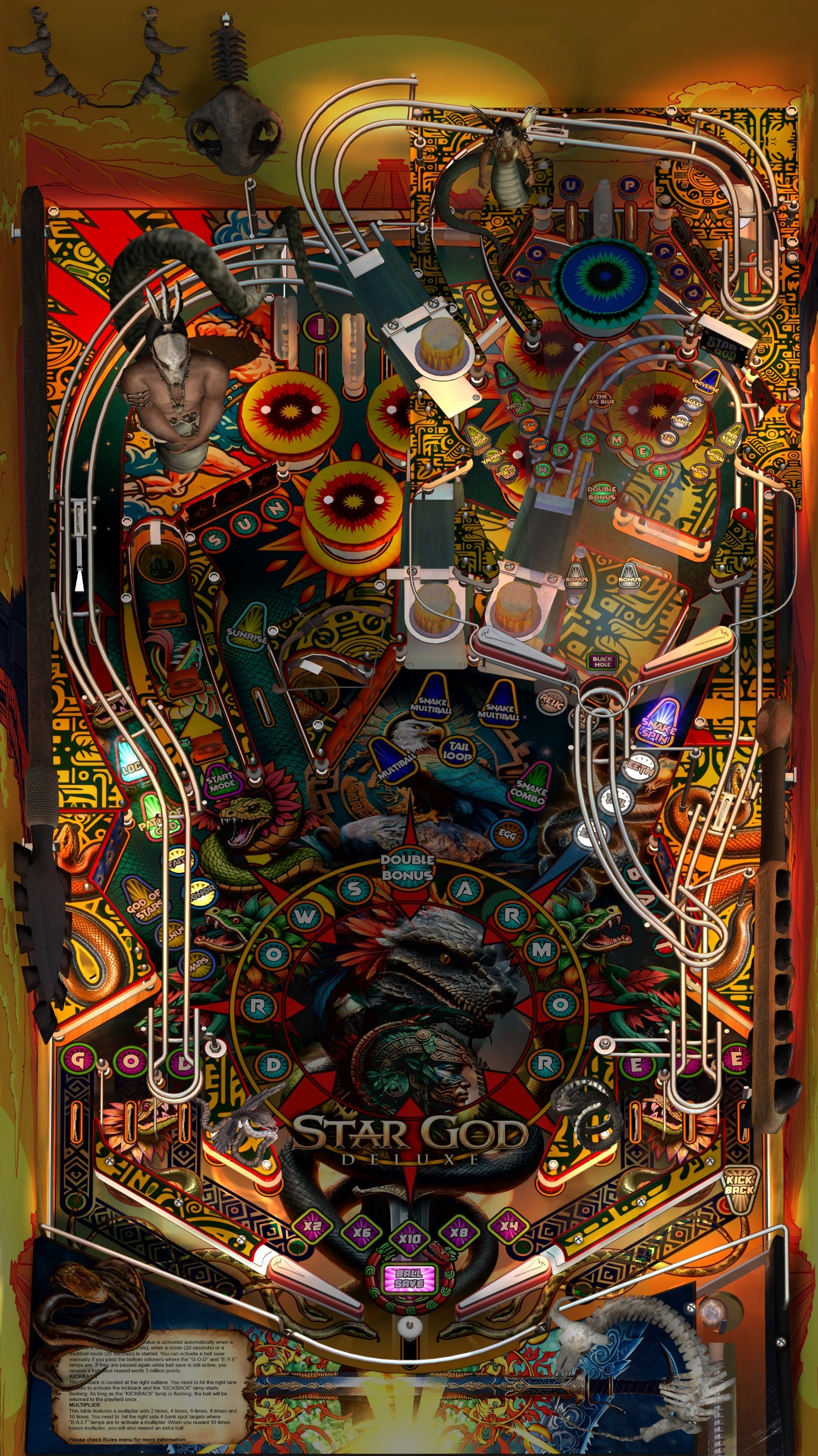 Zaccaria Star God Deluxe Legends Single Pack (For Legends 4K™ Pinball ONLY)