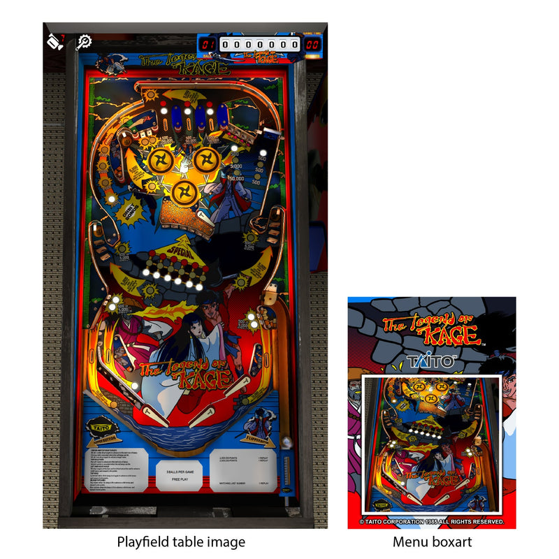 TAITO Legends 4K™ Pinball Pack 3 (Legends 4K™ ONLY)