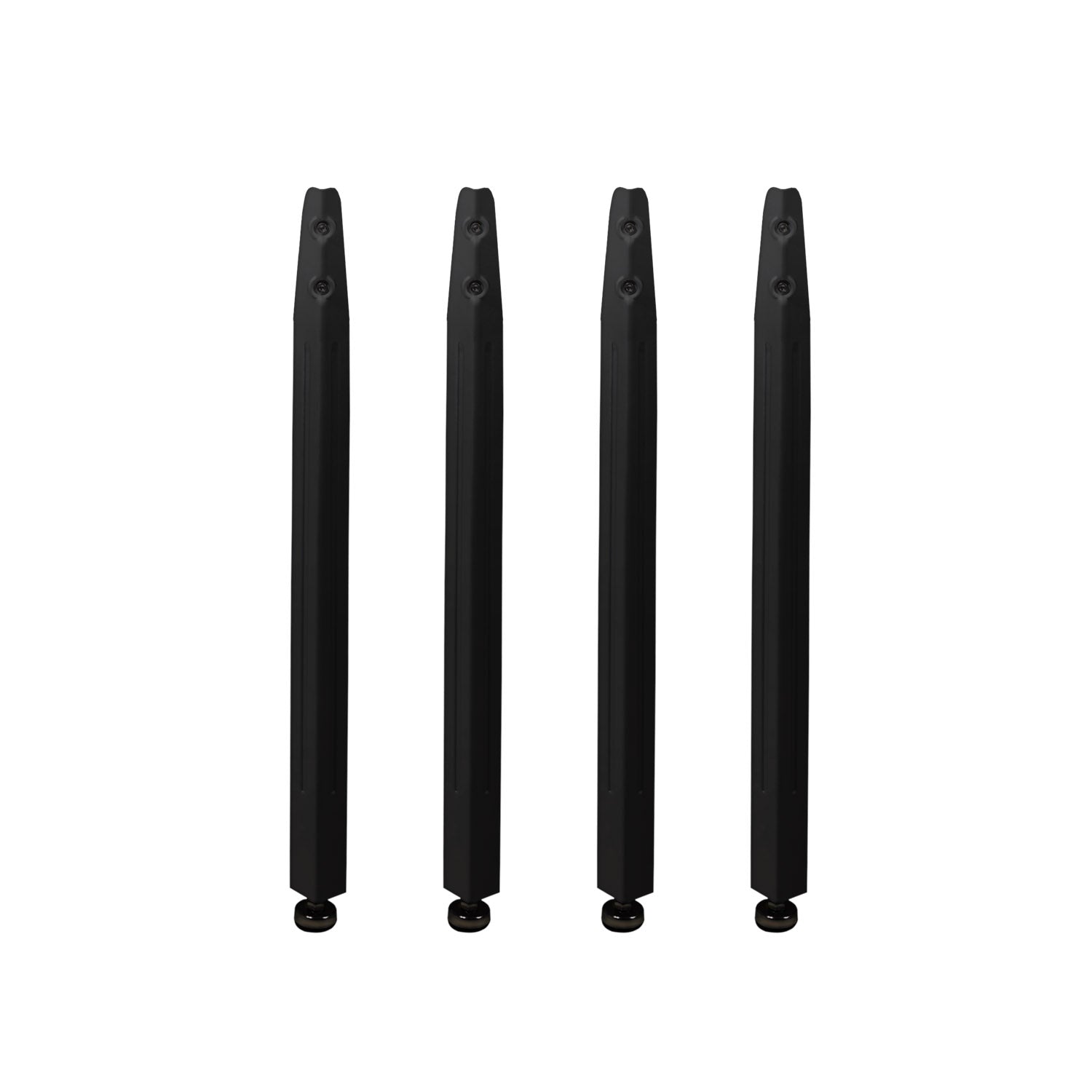 Pinball Machine Replacement Leg - 28.5" Raw Steel Fits Bally, Williams, Stern Machines