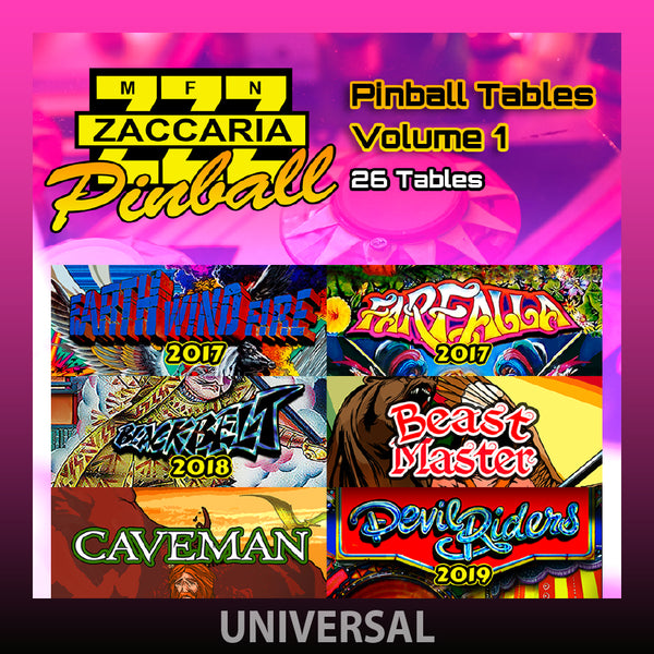 Zaccaria HD Pinball Volume 1 (Universal, Legends HD ONLY)