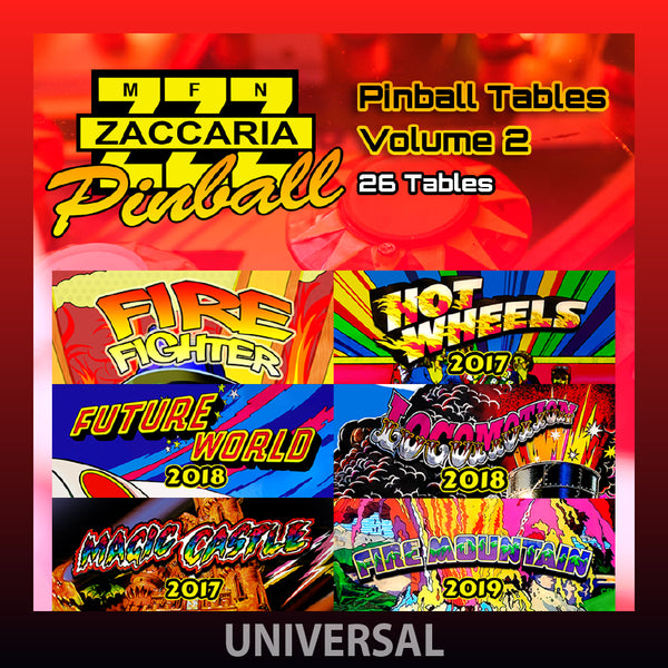 Zaccaria HD Pinball Volume 2 (Universal, Legends HD ONLY)
