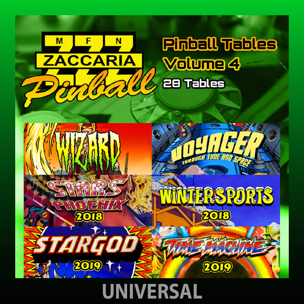 Zaccaria HD Pinball Volume 4 (Universal, Legends HD ONLY)
