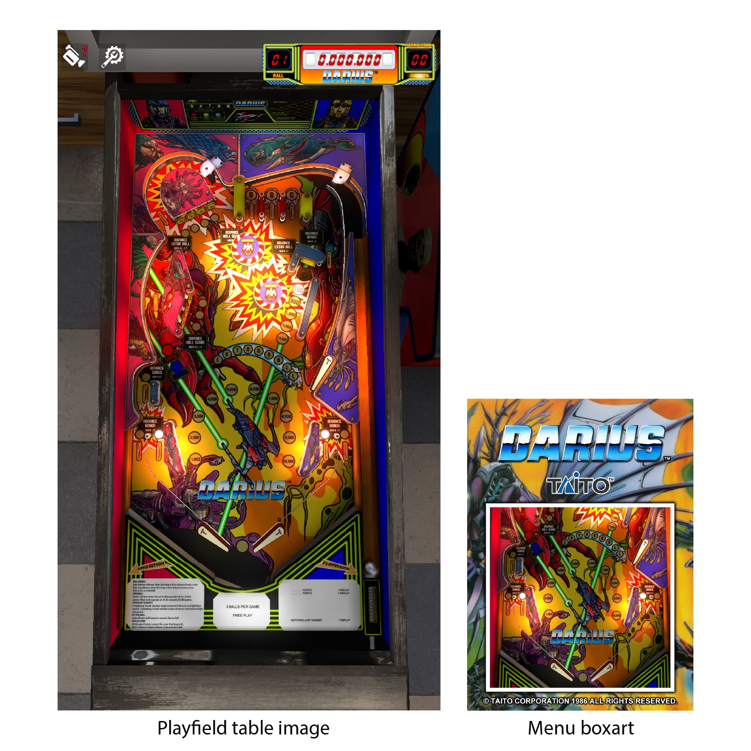 TAITO Pinball Pack 1 (Legends HD Universal Pack)