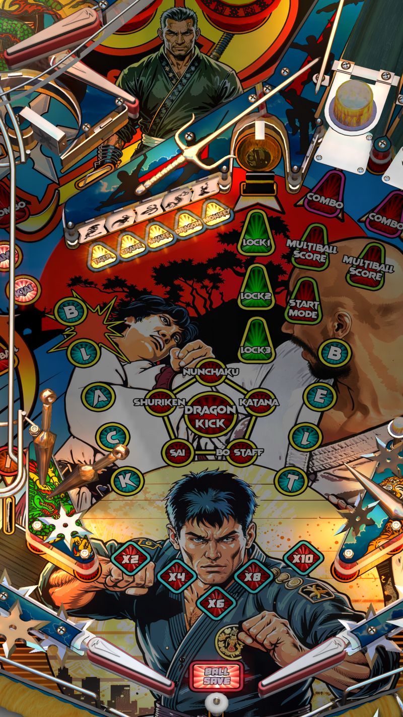 Zaccaria Blackbelt Deluxe Single Pack (Legends Pinball HD and Legends Pinball Micro HD ONLY)