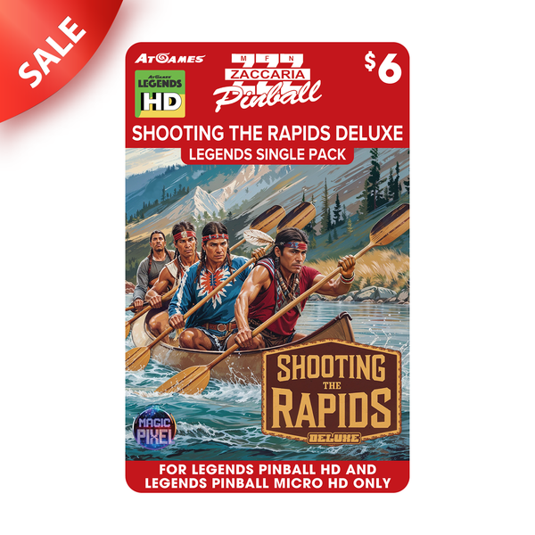 Zaccaria Shooting the Rapids Deluxe Legends Single Pack (For Legends Pinball HD and Legends Pinball Micro HD Only)