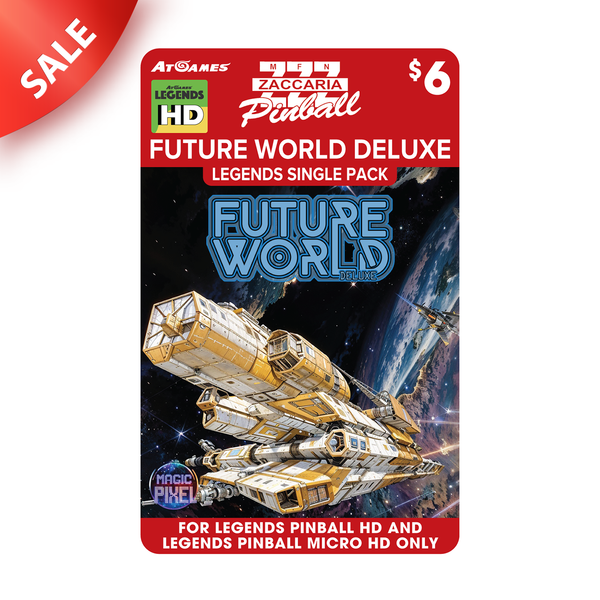 Zaccaria Future World Deluxe Legends Single Pack (For Legends Pinball HD and Legends Pinball Micro HD Only)