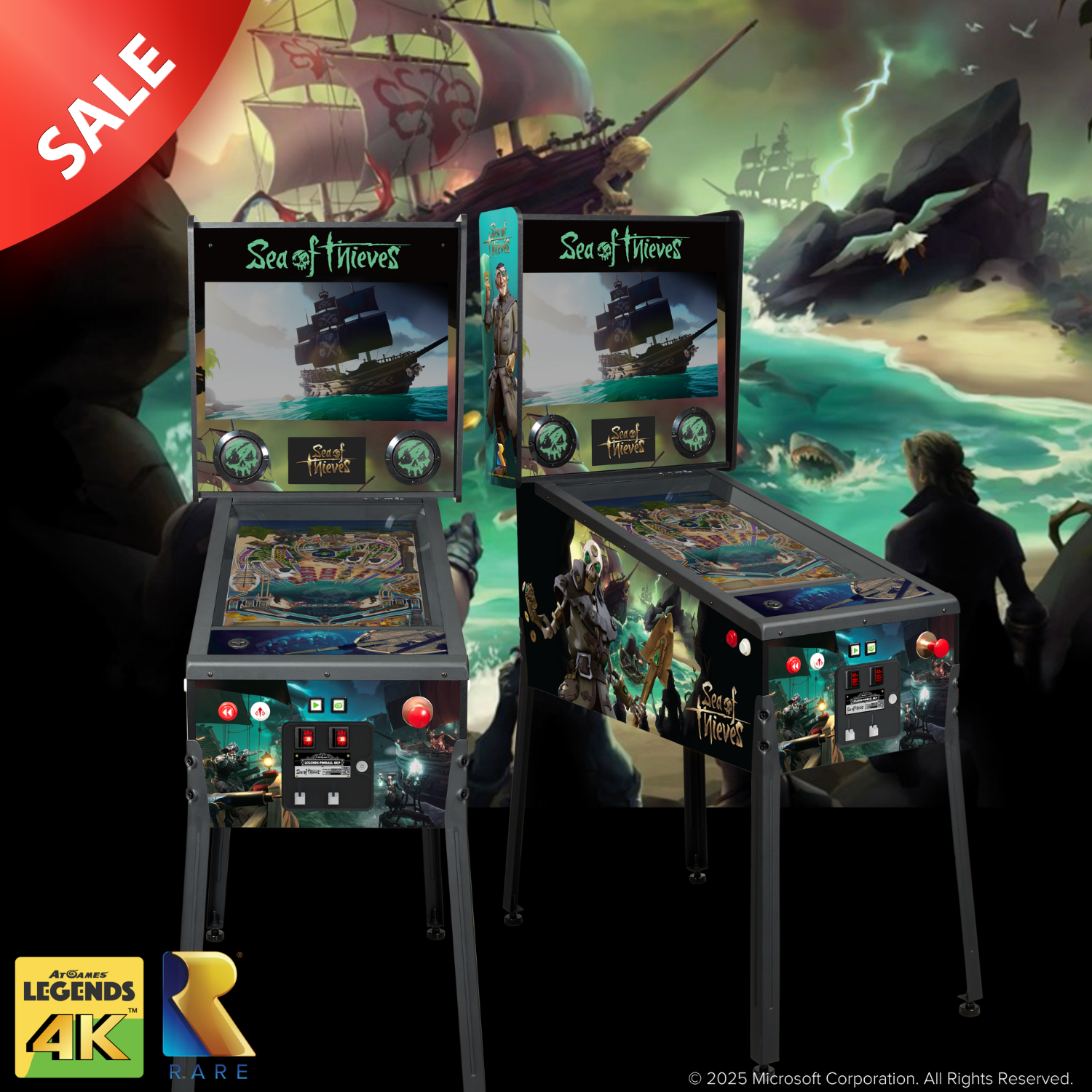 Legends Pinball 4KP Sea of Thieves® Premium Starter with SSF Kit™ Preinstalled