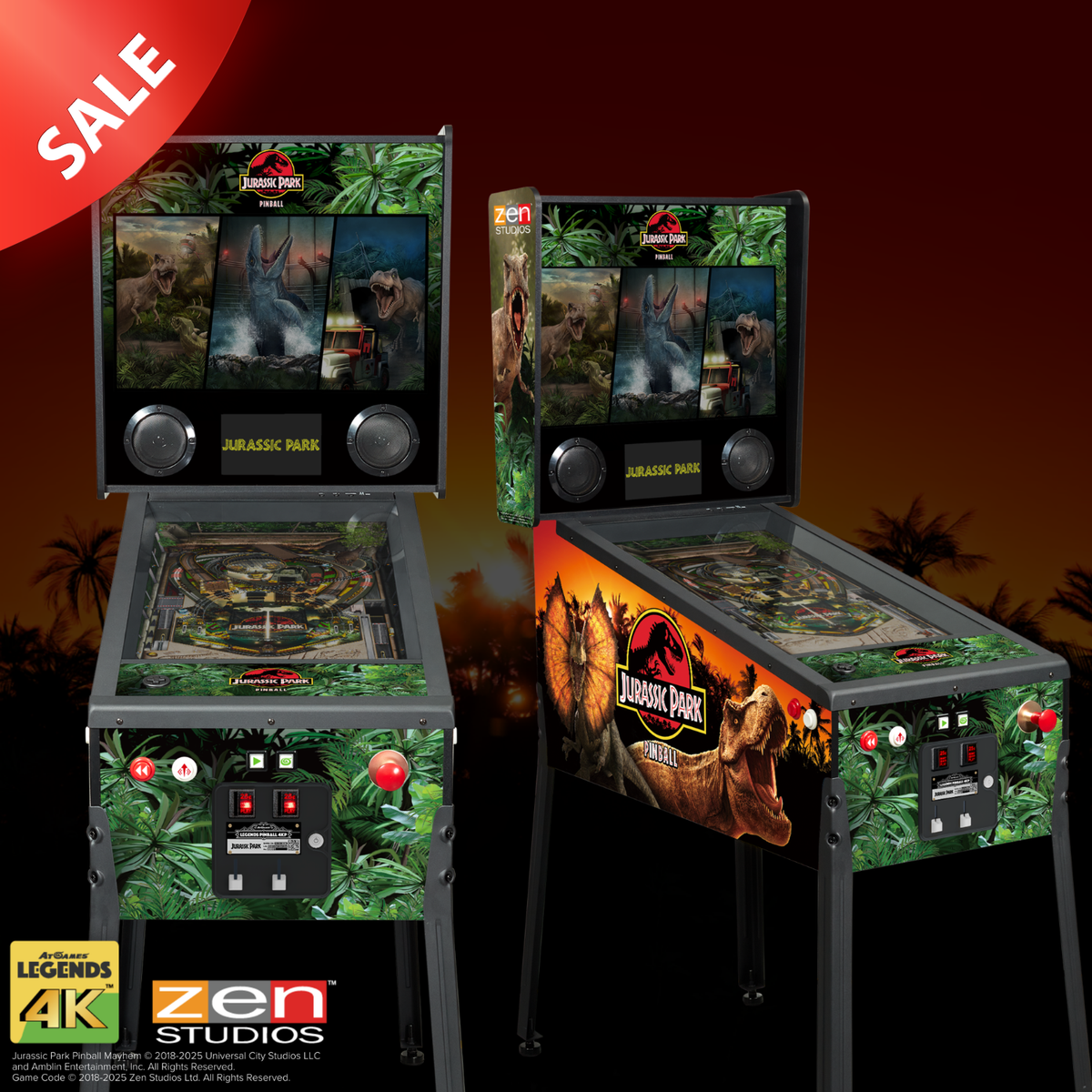 Legends Pinball 4KP Jurassic Park [SE]