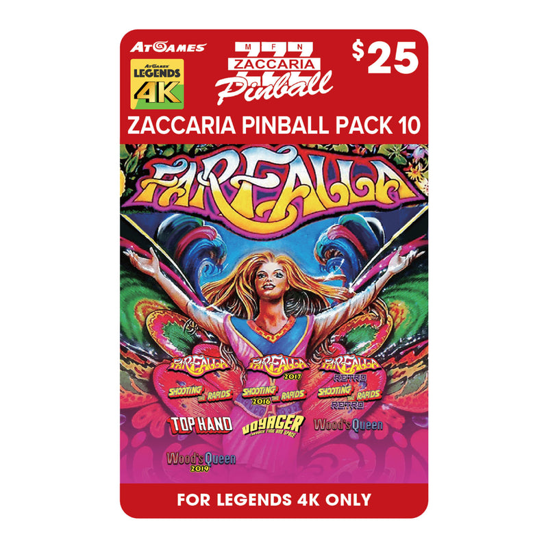 Preorder - Zaccaria 4K Pinball Pack 10