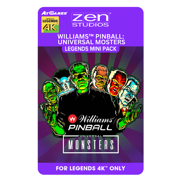 Williams™ Pinball: Universal Monsters Legends Mini Pack (For Legends 4K™ Pinball ONLY)