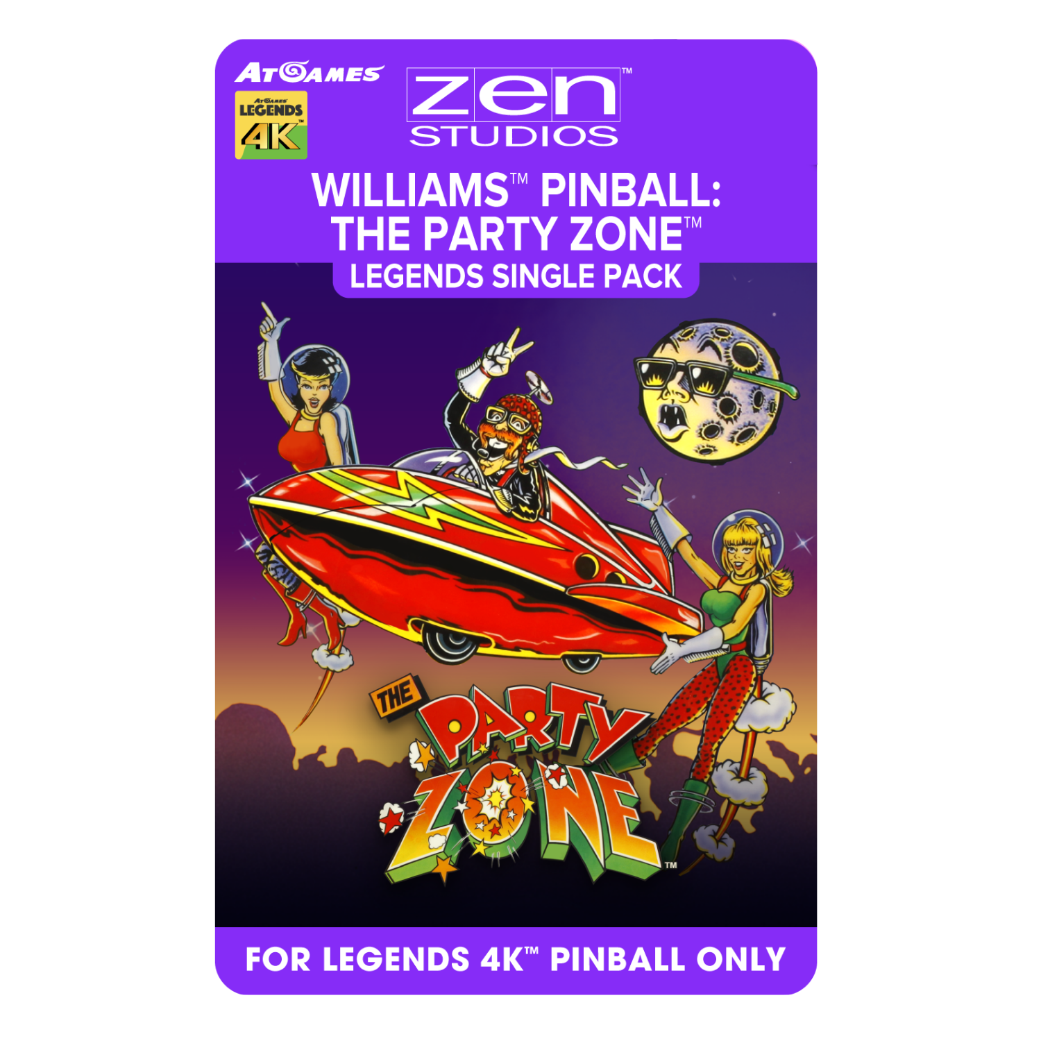 Williams™ Pinball: The Party Zone™ Legends Single Pack (For Legends 4K™ Pinball ONLY)