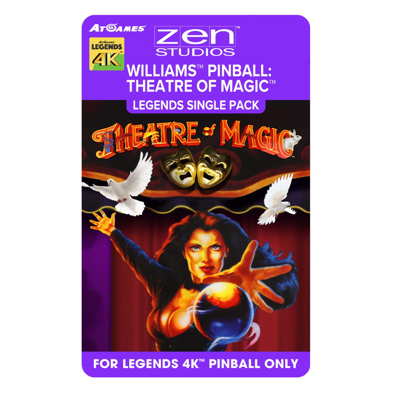 Williams™ Pinball: Theatre of Magic™ Legends Single Pack (For Legends 4K™ Pinball ONLY)