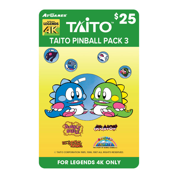 TAITO Legends 4K™ Pinball Pack 3