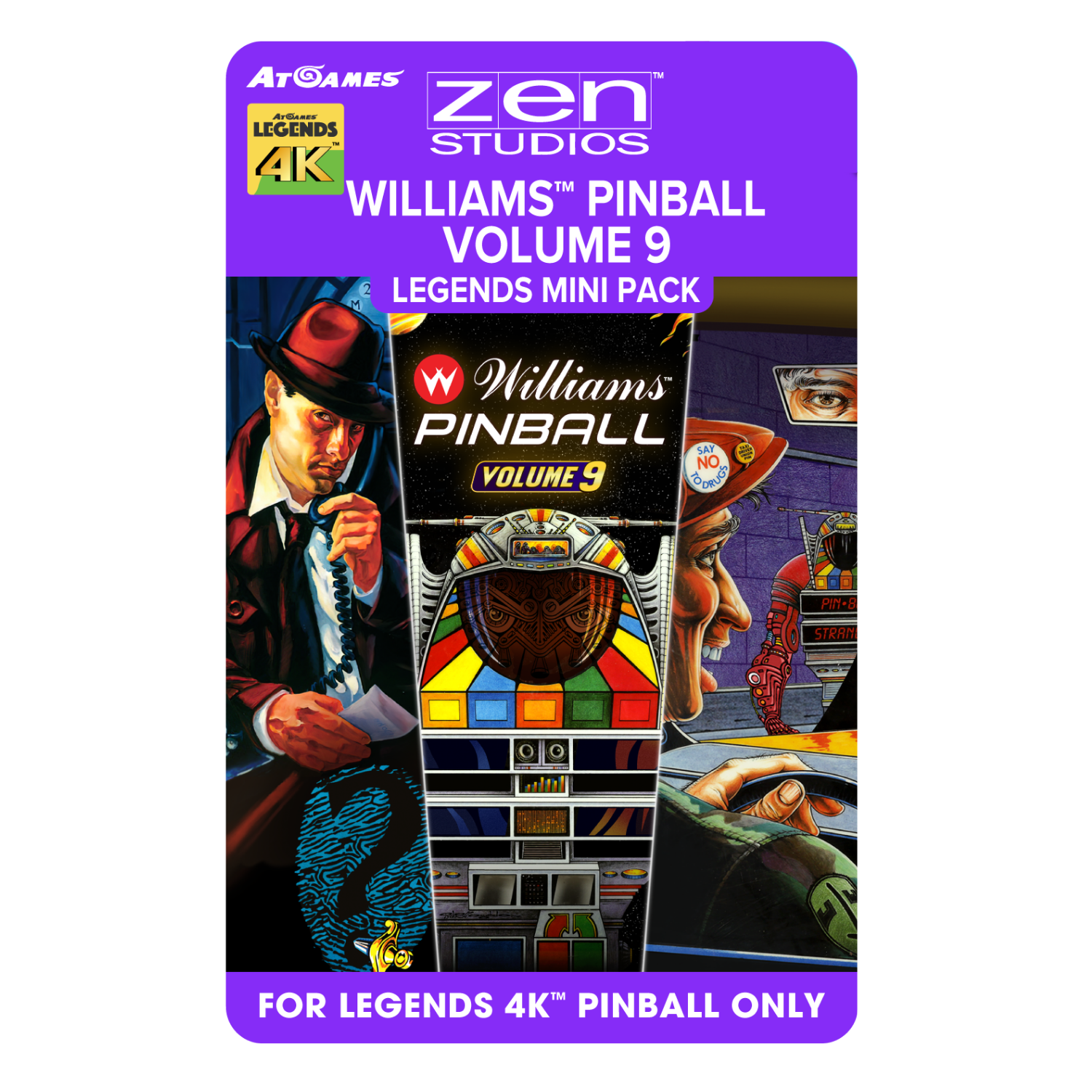 Williams™ Pinball Volume 9 Legends Mini Pack (For Legends 4K™ Pinball ONLY)