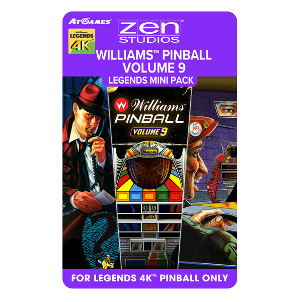 Williams™ Pinball Volume 9 Legends Mini Pack (For Legends 4K™ Pinball ONLY)